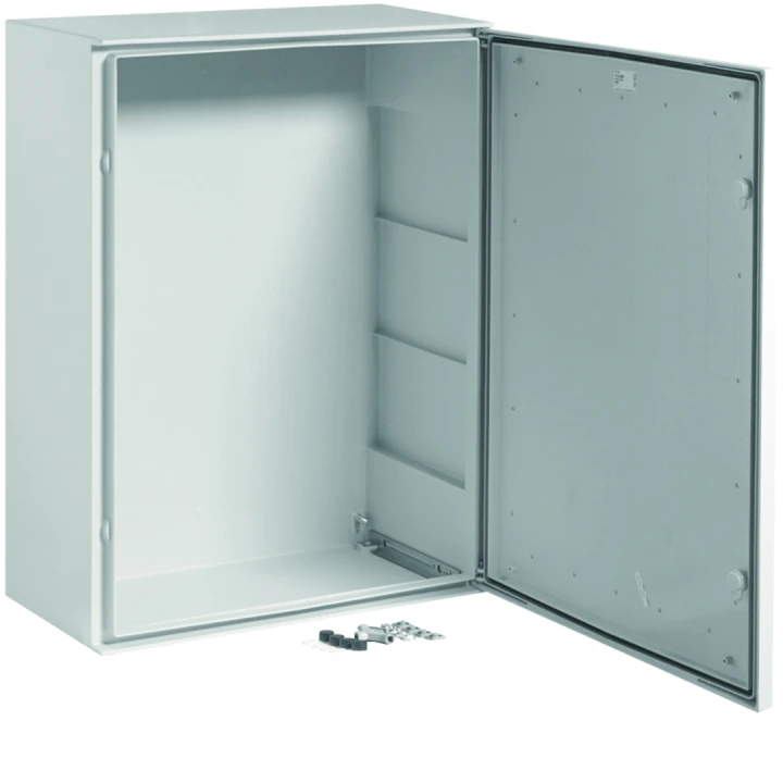 Coffret polyester porte pleine orion plus IP66 IK10 800x600x300mm Gris clair