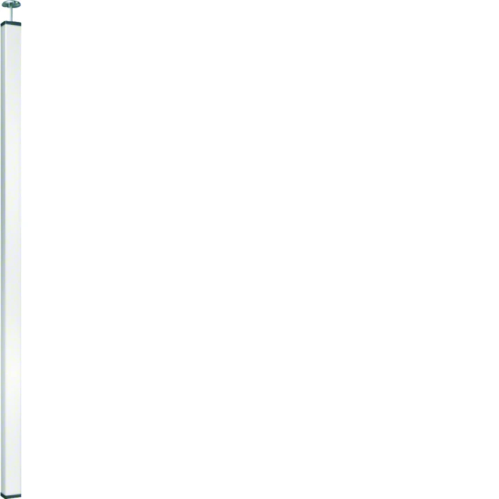 Colonne Officea 1 face, hauteur de fixation par vérin 3300 à 3600mm, Blanc pure