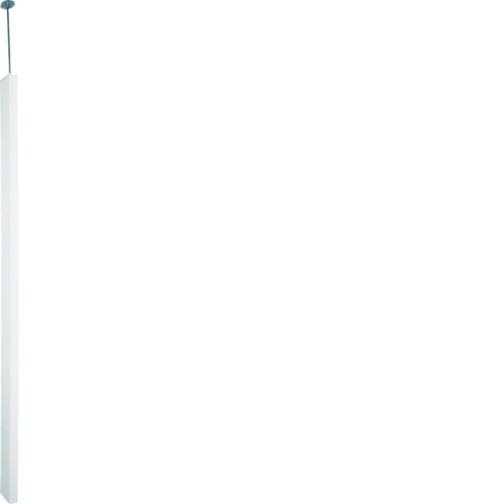 Colonne Officea 2 faces, hauteur de fixation par vérin 3000 à 3300mm, Blanc pure