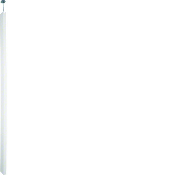 Colonne Officea 2 faces, hauteur de fixation par vérin 3300 à 3600mm, Blanc pure