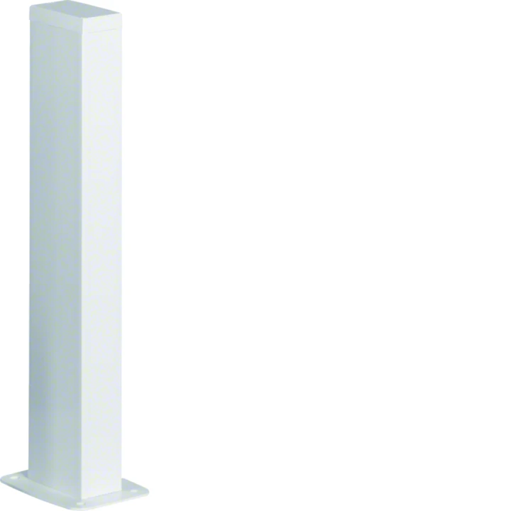 Colonnette officea h 650mm double face alu anodisé RAL 9016 Pure