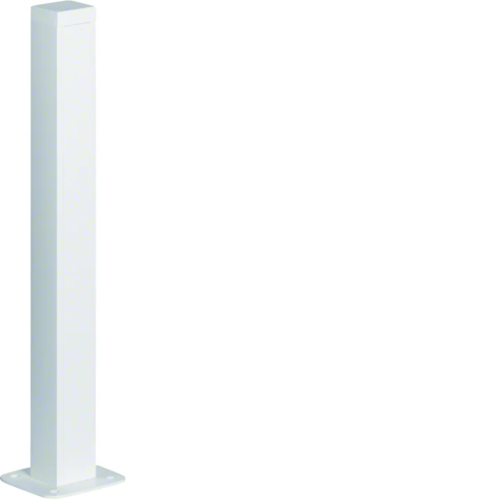 Colonnette officea h 650mm simple face alu anodisé RAL 9016 Pure