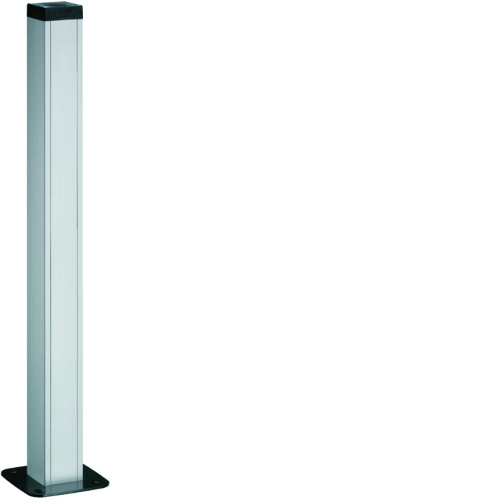Colonnette officea h 650mm simple face alu (ELN) anodisé naturel