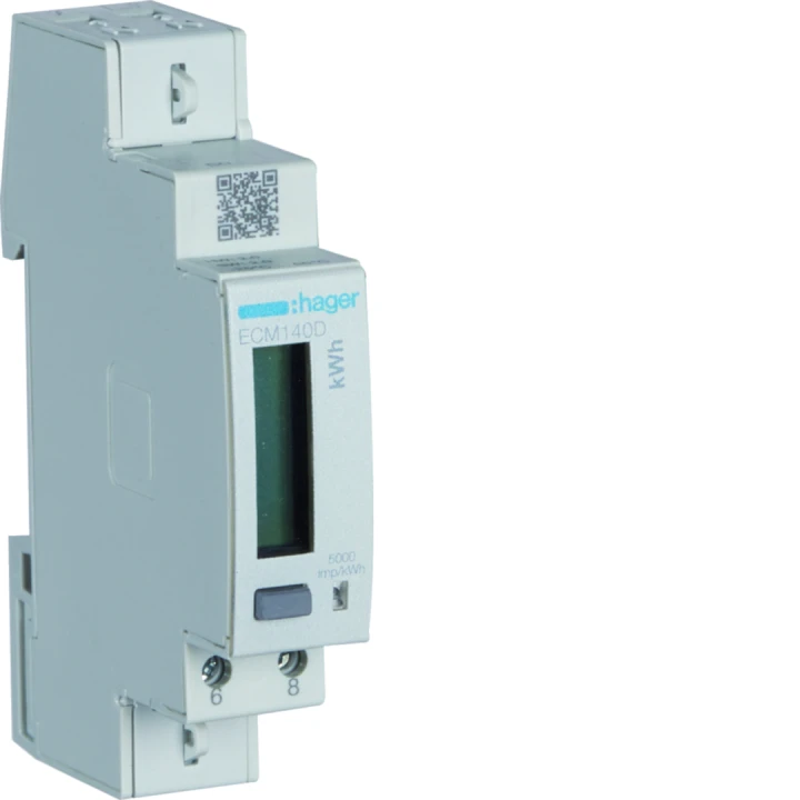 Compteur d'énergie monophasé 40A communiquant en M-BUS certifié MID