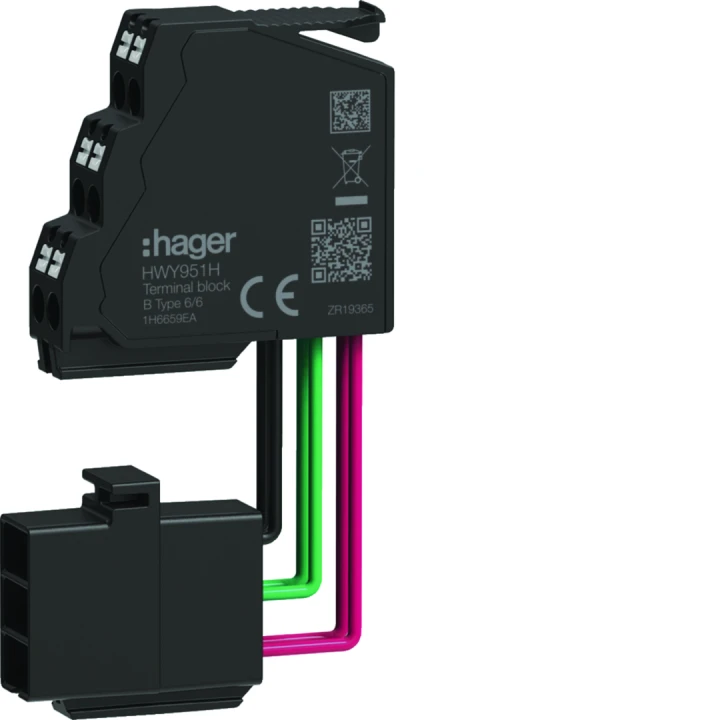 Connecteur d'auxiliaire type B 6/6 pour ENCT, Sentinel (pièce détachée)