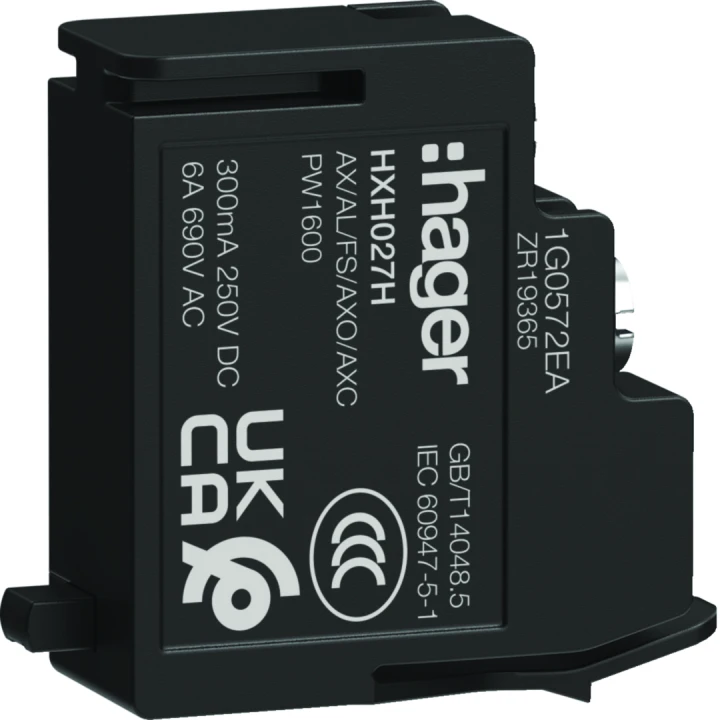 Contact auxilliare AX/AL/FS pour boitier moulé h3+ PW1600