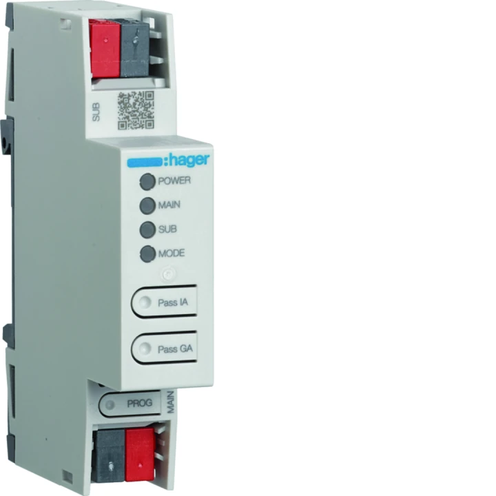 Coupleur de lignes KNX Secure pour lier les lignes KNX filaire