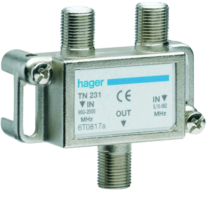 Coupleur TV hertzien/satellite