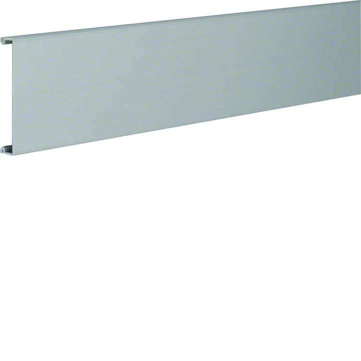 Couvercle en PVC pour goulotte BA7 80mm gris pierre