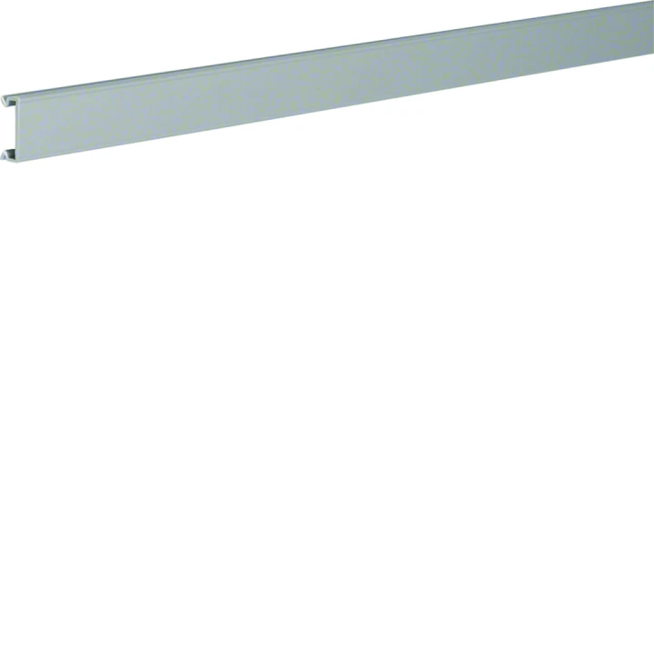 Couvercle en PVC pour goulotte de câblage BA7 25mm gris pierre
