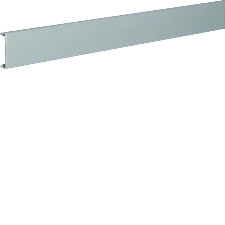 Couvercle en PVC pour goulotte de câblage BA7 40mm gris clair