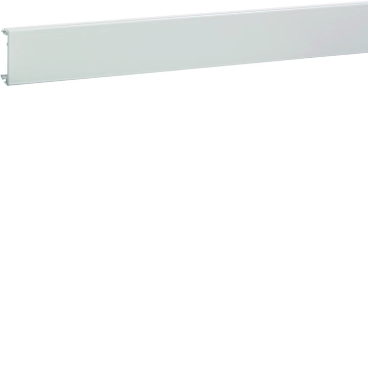 Couvercle p goulotte queraz h54mmxp54mm L200mm 1 compartiment alu RAL 9016 Pure