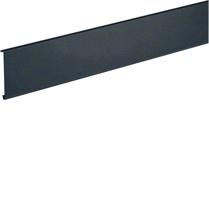 Couvercle pour BKIS simple hauteur h 80mm RAL 9011 noir