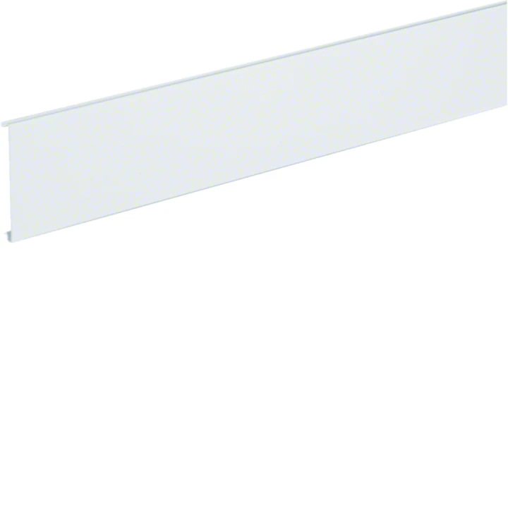 Couvercle pour goulotte BKIS simple hauteur 80mm Blanc