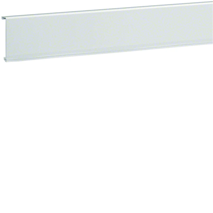 Couvercle pour plinte SL avec joint de mur 20x80mm Blanc