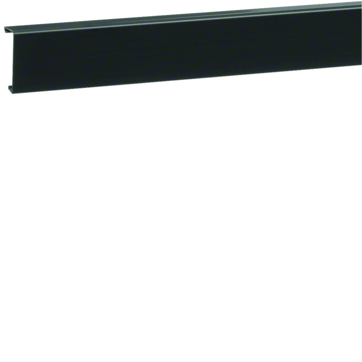 Couvercle pour plinthe SL 20x55mm Graphite Noir