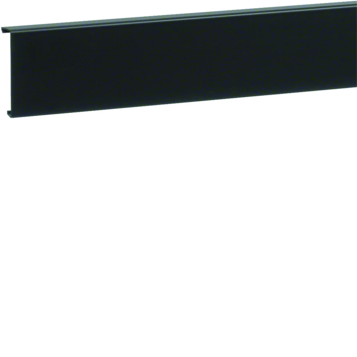 Couvercle pour plinthe SL 20x80mm Graphite Noir