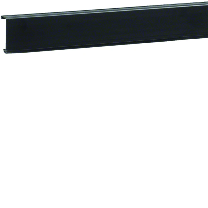 Couvercle pour plinthe SL20055 joint de mur, noir