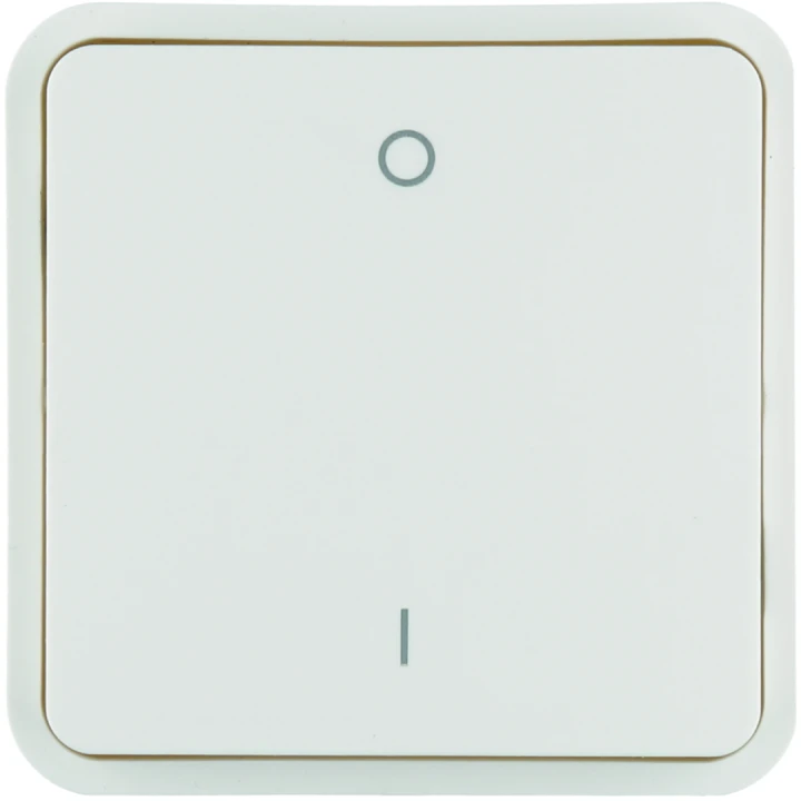 Cubyko 1 touche KNX pour éclairage coloris blanc