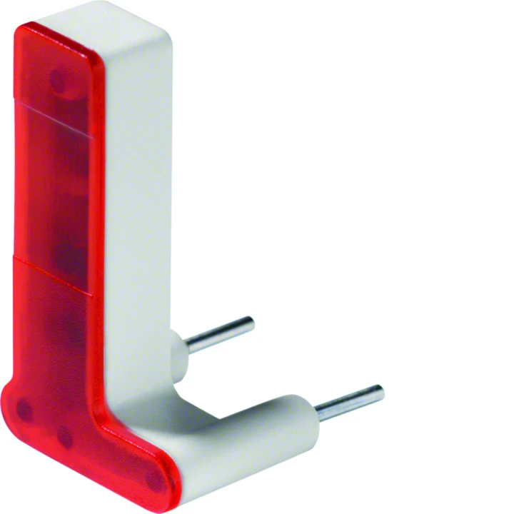 cubyko lampe enfichage pour témoin forme "L" 250V rouge