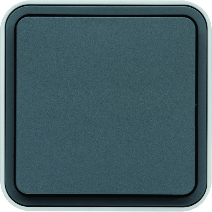 cubyko leaf poussoir à fermeture 1F étanche IP55 gris installation saillie