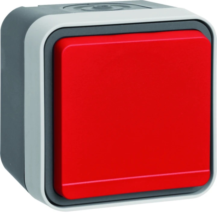 cubyko PC Schuko saillie rouge