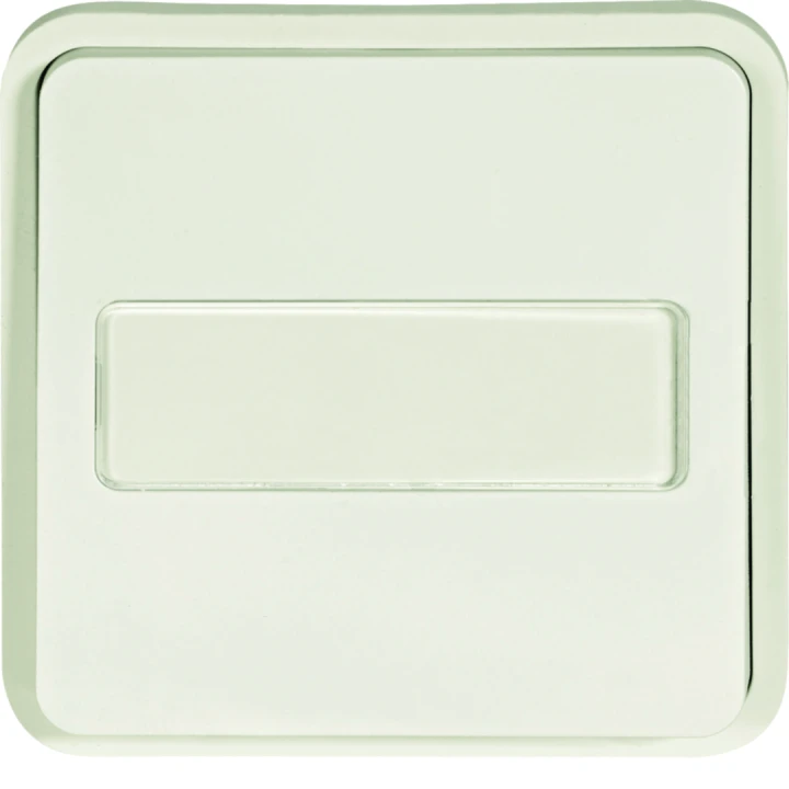 cubyko Prise 2P+T avec porte-étiquette associable blanc IP55