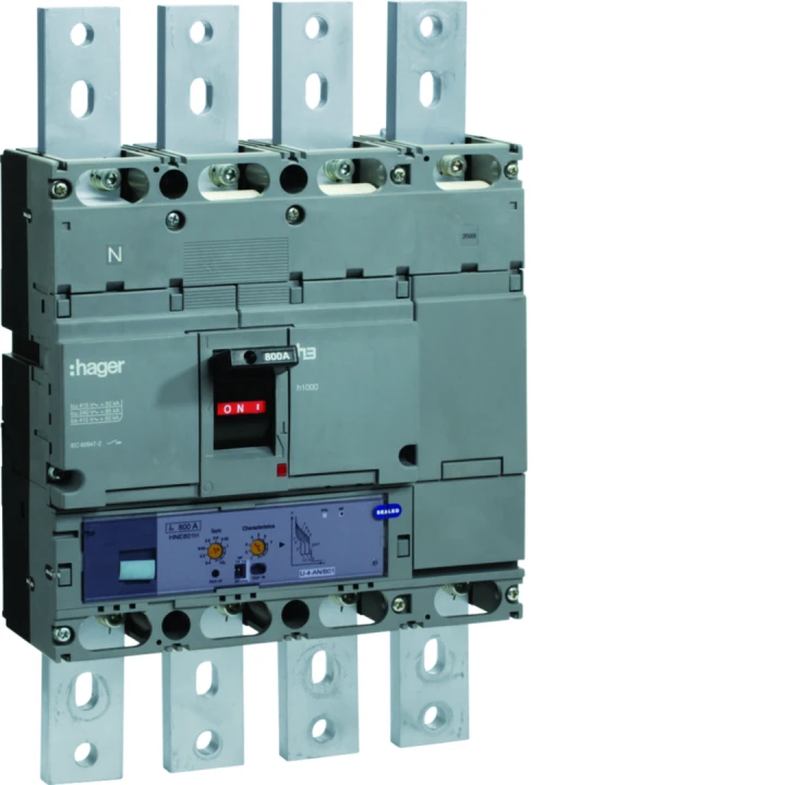 Disjoncteur Boitier Moulé h3 h1600 LSI 4P In800A Icu50kA à plage