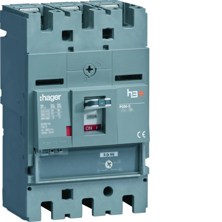 Disjoncteur Boitier Moulé h3+ P250 MAG (ICB) 3P3D  In200A Icu70kA à plage