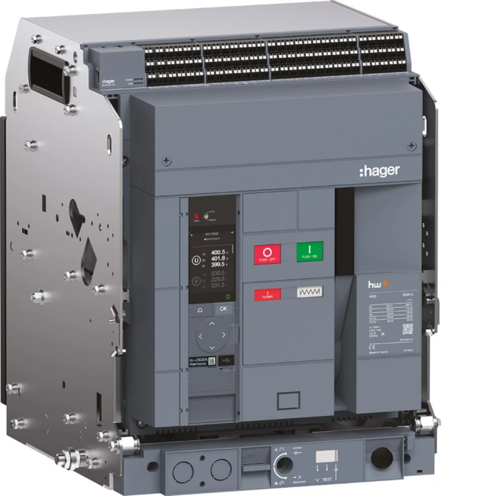 Disjoncteur Ouvert complet HW2 100kA 2500A 3P Débrochable TU sentinel Energy