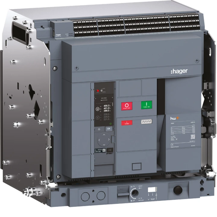 Disjoncteur Ouvert complet HW4 120kA 4000A 3P Débrochable TU sentinel Energy