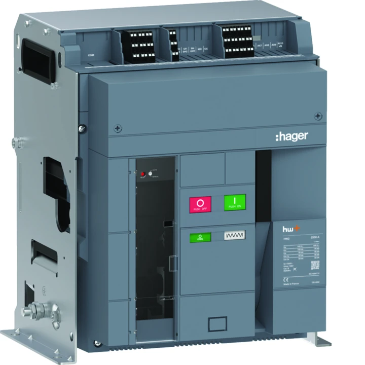Disjoncteur Ouvert HW2 100kA 2500A 3P Fixe pour TU sentinel