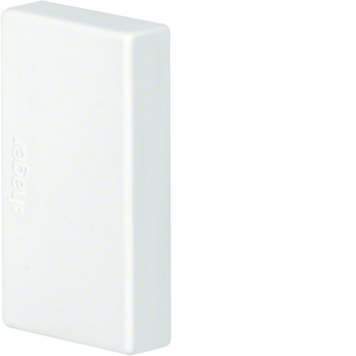 Embout pour goulotte de distribution lifea LFF 20x35mm Blanc