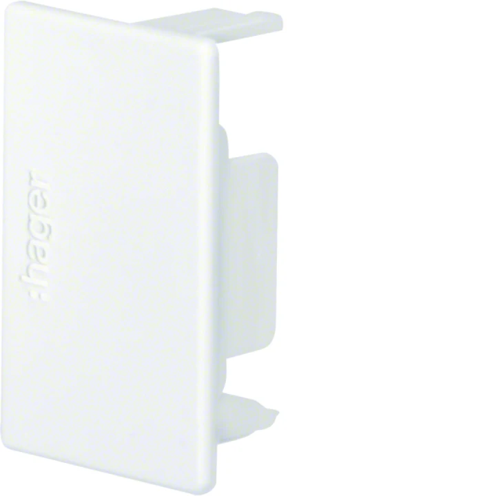 Embout pour goulotte de distribution lifea LFF 30x45mm Blanc