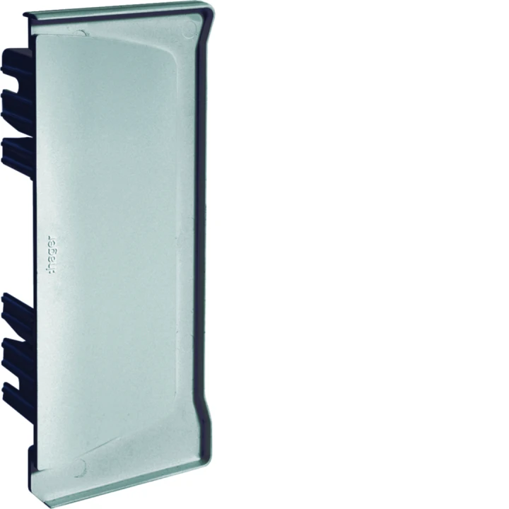 Embout pour goulotte d'installation GBA 50x130mm, PVC couleur Alu