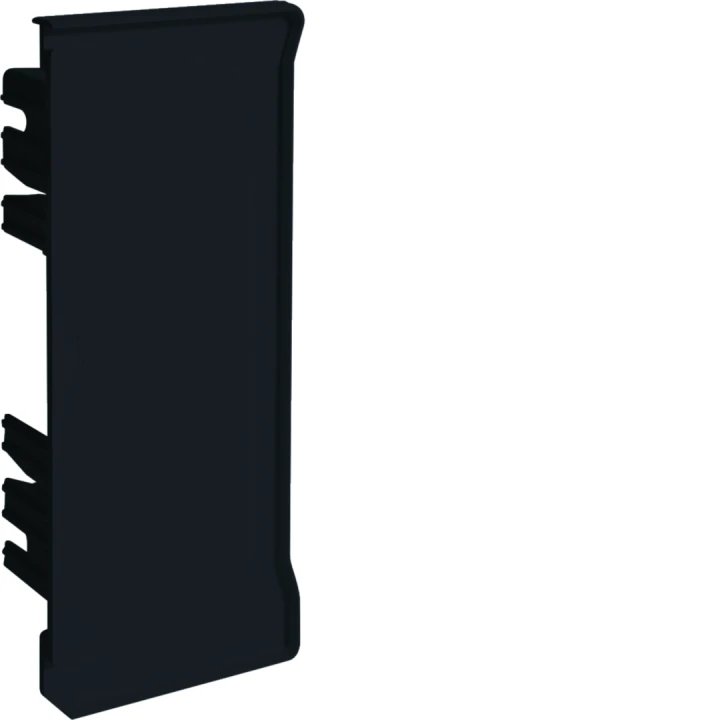 Embout pour goulotte d'installation GBD 50x130mm, Noir