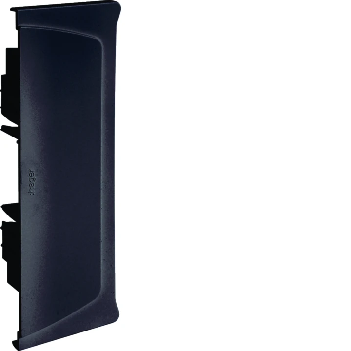 Embout pour goulotte d'installation GBD 50x160mm, Noir
