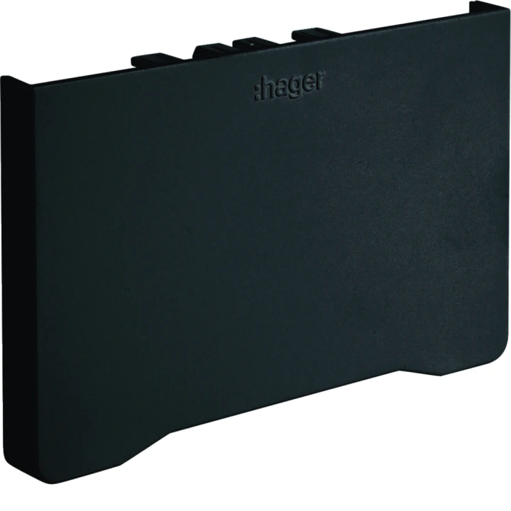 Embout pour goulotte d'installation GBD 50x85mm, Noir