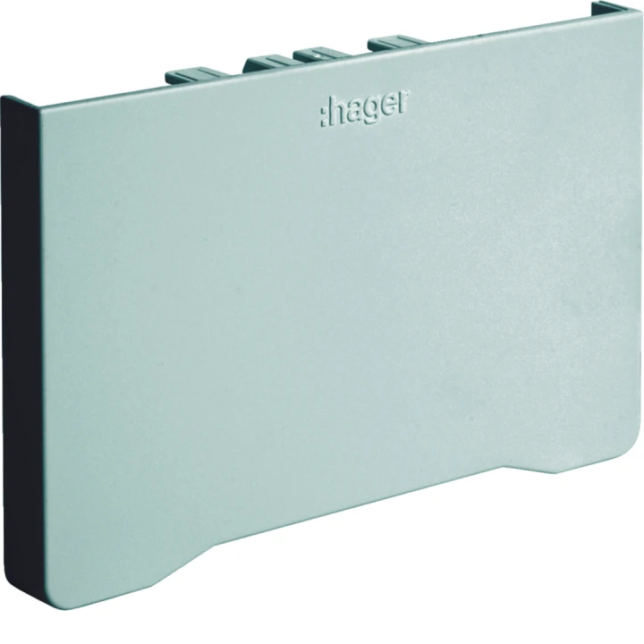 Embout pour goulotte d'installation GBD 50x85mm, PVC couleur Alu