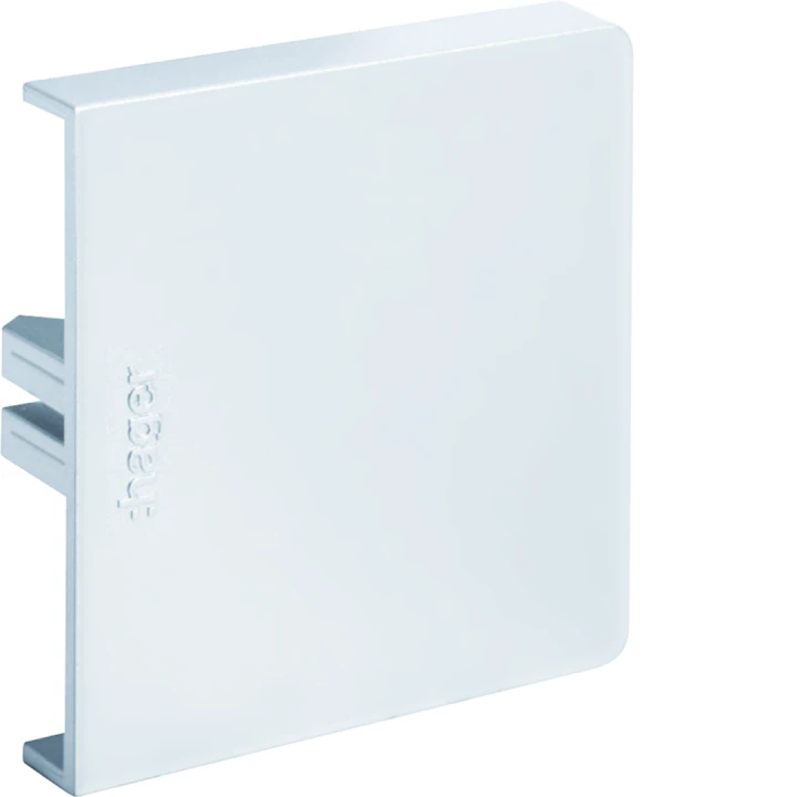 Embout pour goulotte d'installation GBD et GBA 50x50mm, Blanc