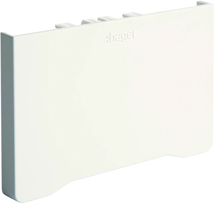 Embout pour goulotte d'installation GBD et GBA 50x85mm Blanc