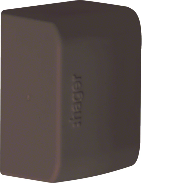 Embout pour moulure Ateha 16x30mm Marron