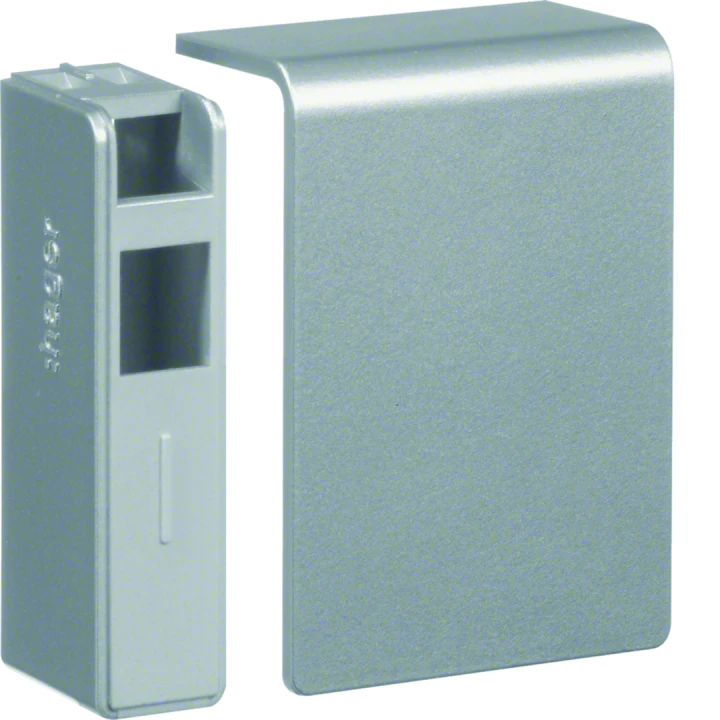 Embout pour plinthe 20x55mm Alu