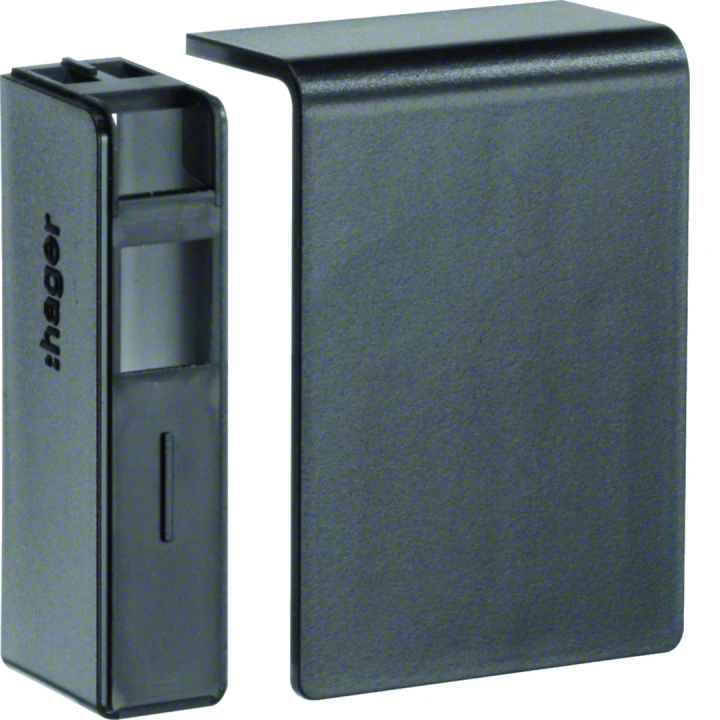 Embout pour plinthe 20x55mm Noir