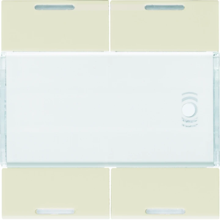 Enjoliveur 4 boutons poussoirs KNX gallery LED dune