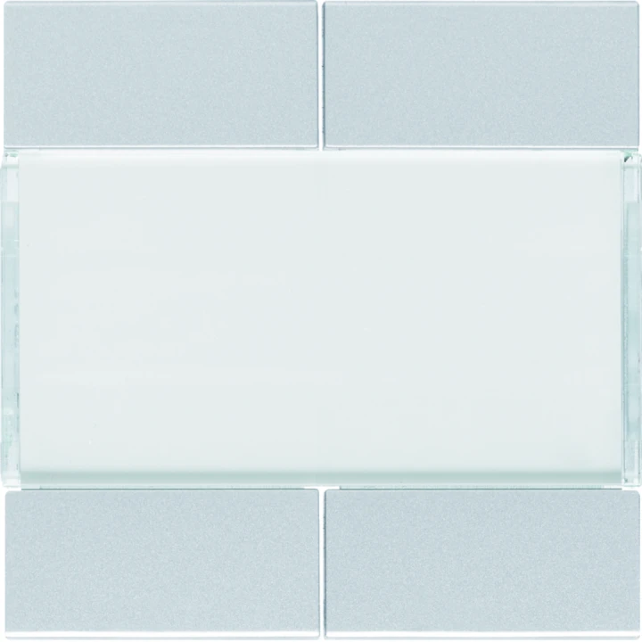 Enjoliveur 4 boutons poussoirs KNX gallery titane