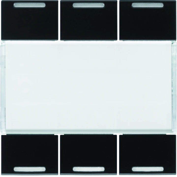 Enjoliveur 6 boutons poussoirs KNX gallery LED night