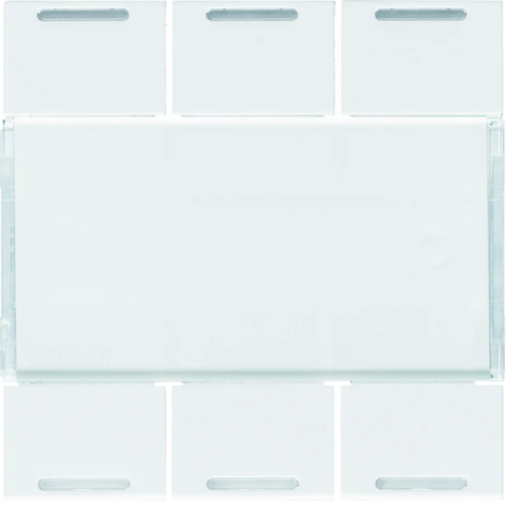 Enjoliveur 6 boutons poussoirs KNX gallery LED pure