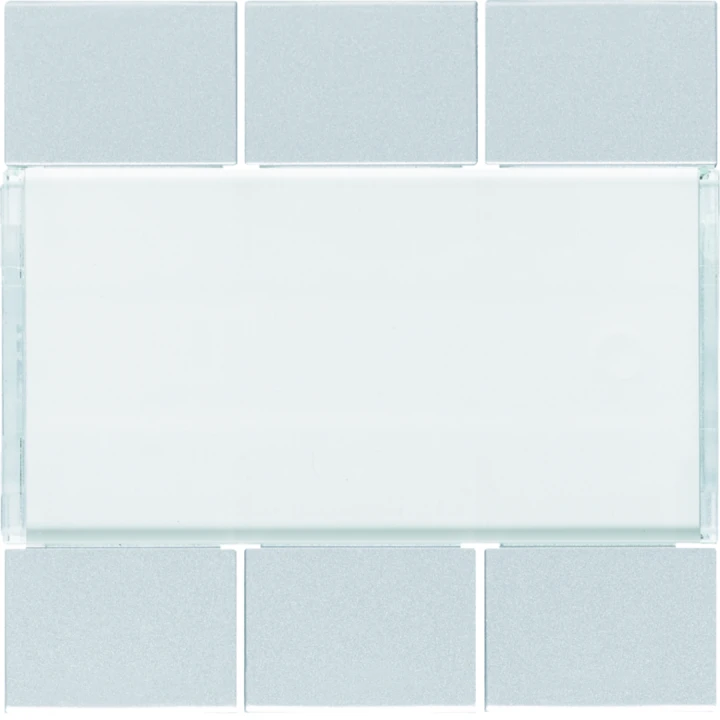 Enjoliveur 6 boutons poussoirs KNX gallery titane