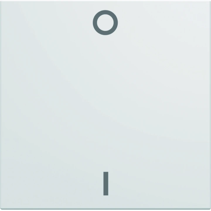 Enjoliveur Gallery interrupteur avec marquage 0-1, 2 modules , finition Pure
